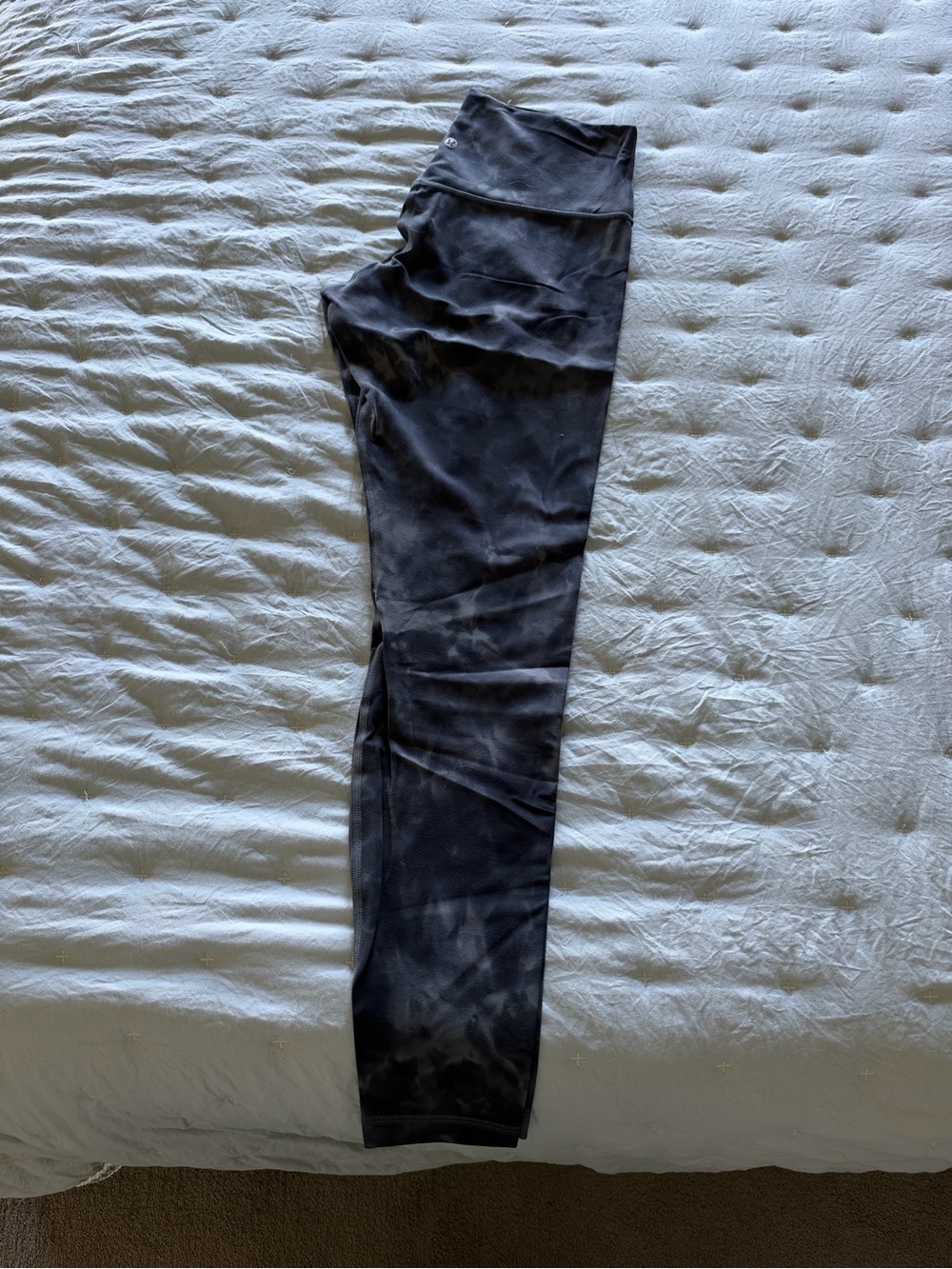 lululemon athletica Black Tie-Dye Leggings